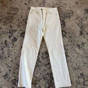 Women's Cream Jeans